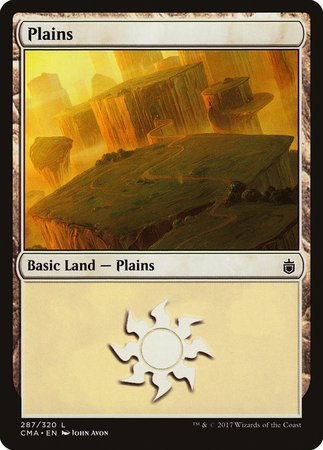 Plains (287) [Commander Anthology] | Dumpster Cat Games