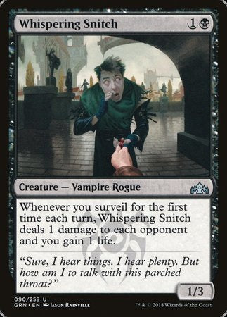 Whispering Snitch [Guilds of Ravnica] | Dumpster Cat Games