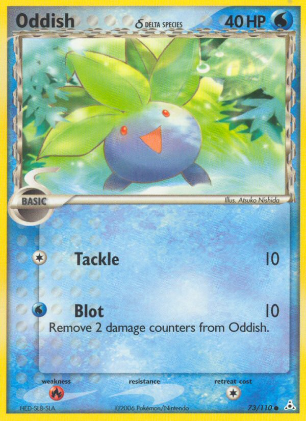 Oddish (73/110) (Delta Species) [EX: Holon Phantoms] | Dumpster Cat Games