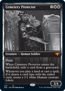 Cemetery Protector [Innistrad: Double Feature] | Dumpster Cat Games