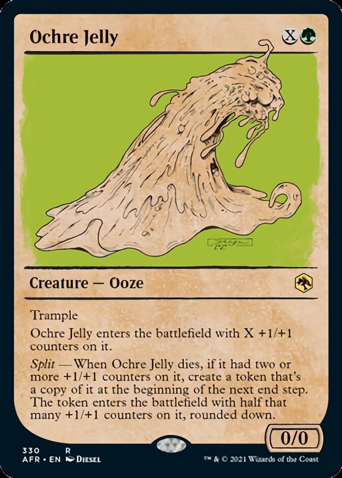 Ochre Jelly (Showcase) [Dungeons & Dragons: Adventures in the Forgotten Realms] | Dumpster Cat Games