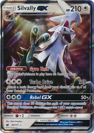 Silvally GX (90/111) (Jumbo Card) [Sun & Moon: Crimson Invasion] | Dumpster Cat Games