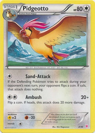 Pidgeotto (2/30) [XY: Trainer Kit 1 - Wigglytuff] | Dumpster Cat Games