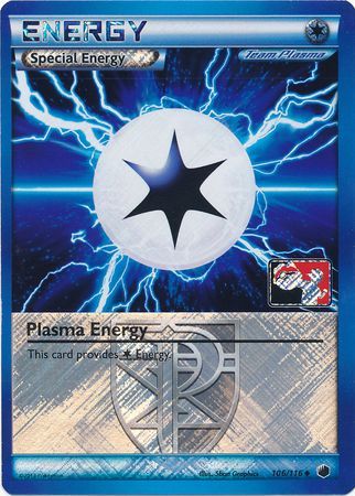 Plasma Energy (106/116) (Play Pokemon Promo) [Black & White: Plasma Freeze] | Dumpster Cat Games