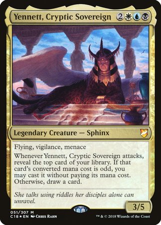 Yennett, Cryptic Sovereign [Commander 2018] | Dumpster Cat Games