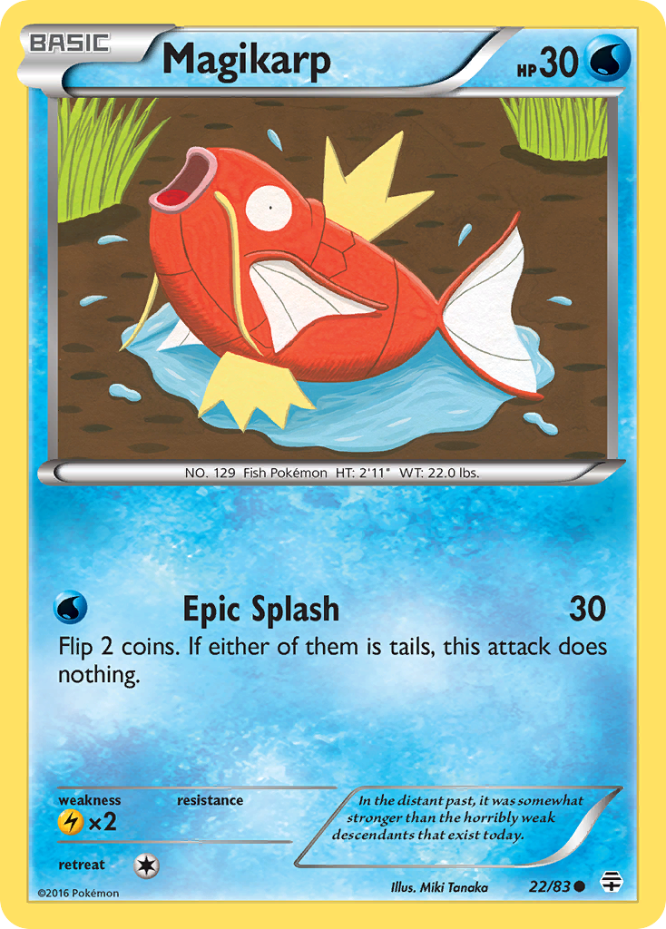 Magikarp (22/83) [XY: Generations] | Dumpster Cat Games