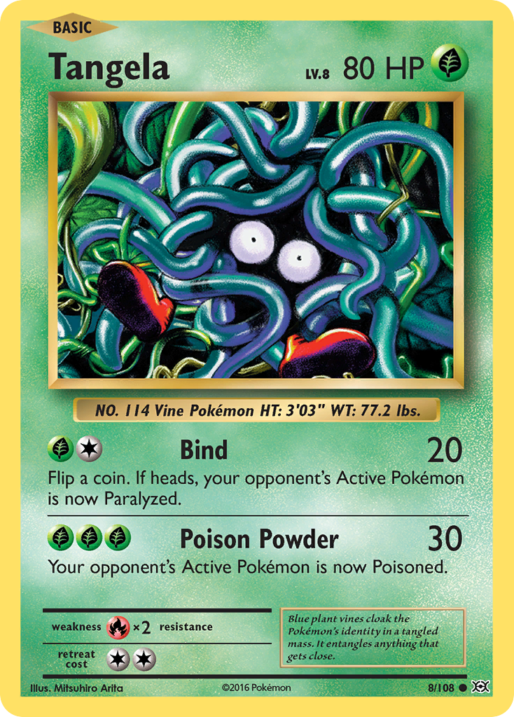 Tangela (8/108) [XY: Evolutions] | Dumpster Cat Games