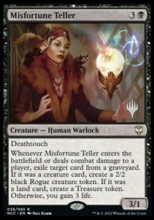 Misfortune Teller (Promo Pack) [Streets of New Capenna Commander Promos] | Dumpster Cat Games