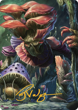 Myconid Spore Tender Art Card (Gold-Stamped Signature) [Commander Legends: Battle for Baldur's Gate Art Series] | Dumpster Cat Games