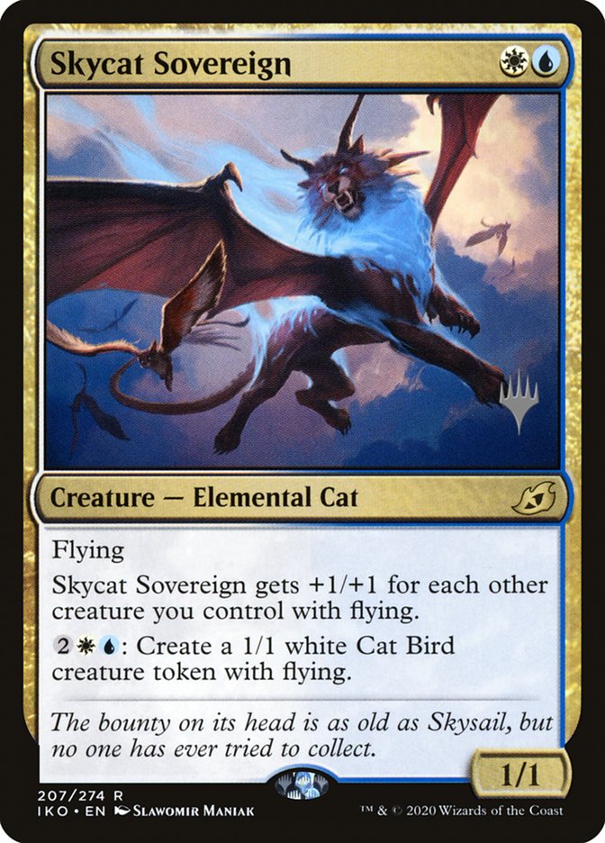 Skycat Sovereign (Promo Pack) [Ikoria: Lair of Behemoths Promos] | Dumpster Cat Games