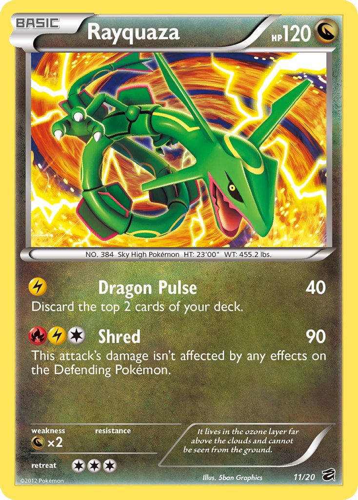 Rayquaza (11/20) (Blister Exclusive) [Black & White: Dragon Vault] | Dumpster Cat Games