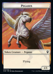 Treasure // Pegasus Double-sided Token [Commander Legends: Battle for Baldur's Gate Tokens] | Dumpster Cat Games