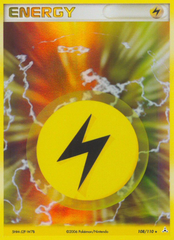 Lightning Energy (108/110) [EX: Holon Phantoms] | Dumpster Cat Games