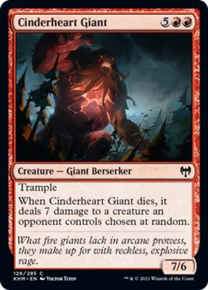 Cinderheart Giant [Kaldheim] | Dumpster Cat Games