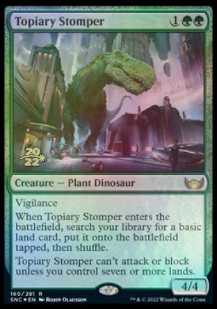 Topiary Stomper [Streets of New Capenna Prerelease Promos] | Dumpster Cat Games