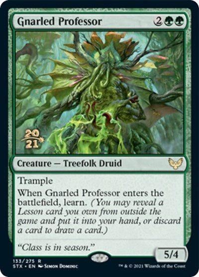 Gnarled Professor [Strixhaven: School of Mages Prerelease Promos] | Dumpster Cat Games