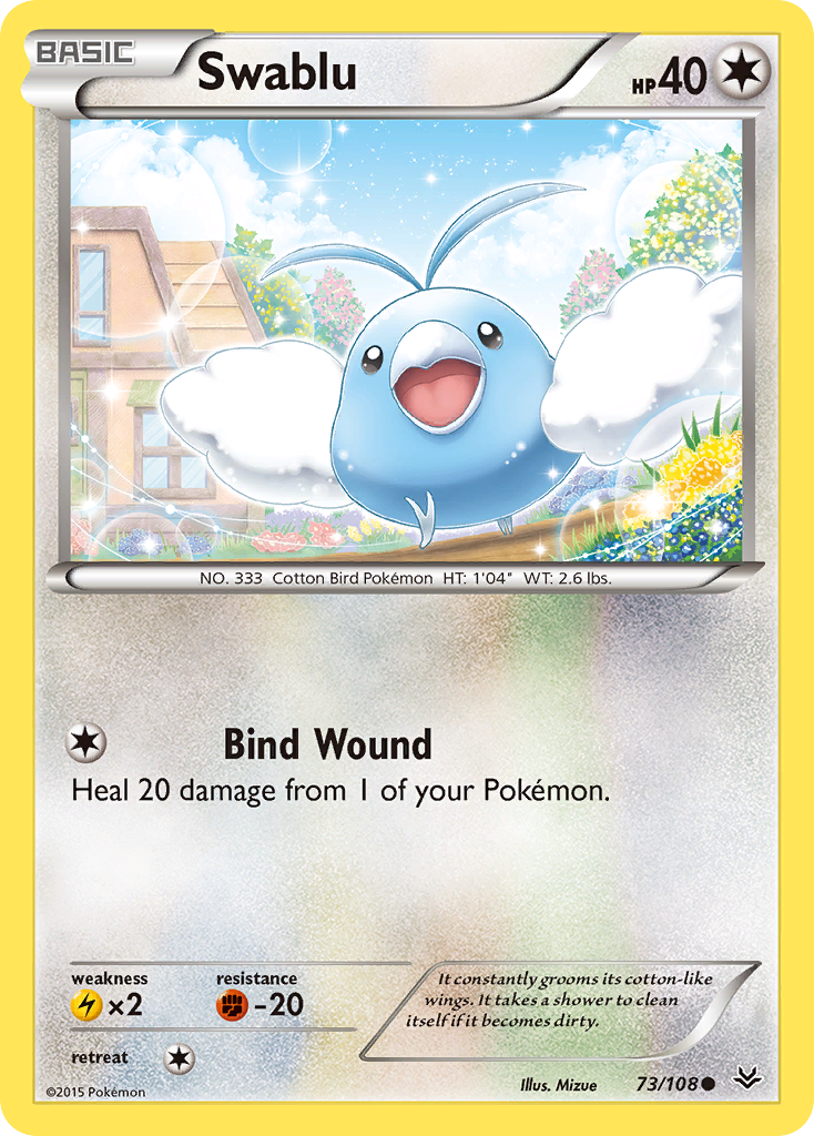 Swablu (73/108) [XY: Roaring Skies] | Dumpster Cat Games