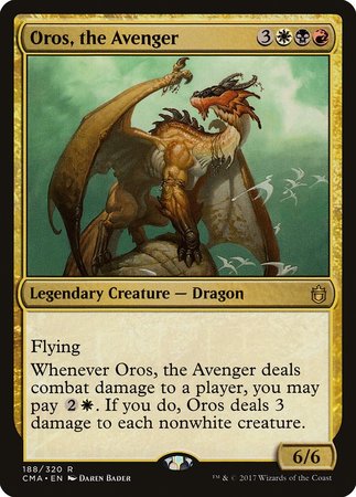 Oros, the Avenger [Commander Anthology] | Dumpster Cat Games