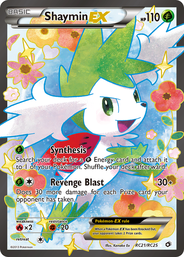 Shaymin EX (RC21/RC25) [Black & White: Legendary Treasures] | Dumpster Cat Games