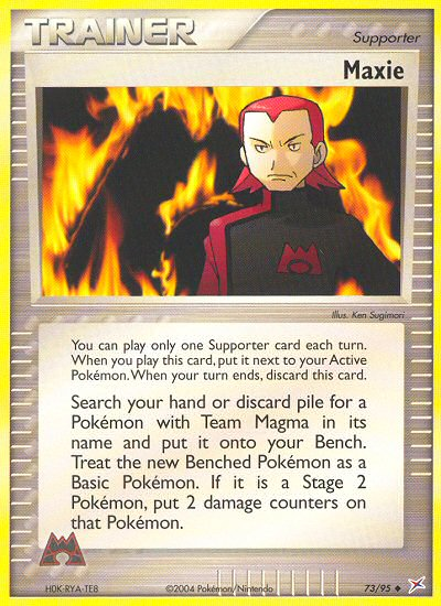 Maxie (73/95) [EX: Team Magma vs Team Aqua] | Dumpster Cat Games