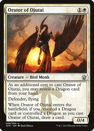 Orator of Ojutai [Dragons of Tarkir] | Dumpster Cat Games