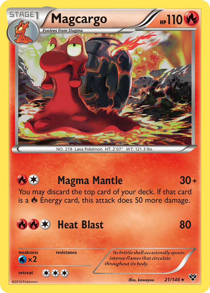 Magcargo (21/146) [XY: Base Set] | Dumpster Cat Games