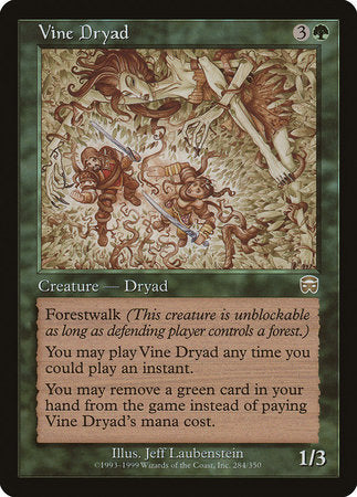 Vine Dryad [Mercadian Masques] | Dumpster Cat Games