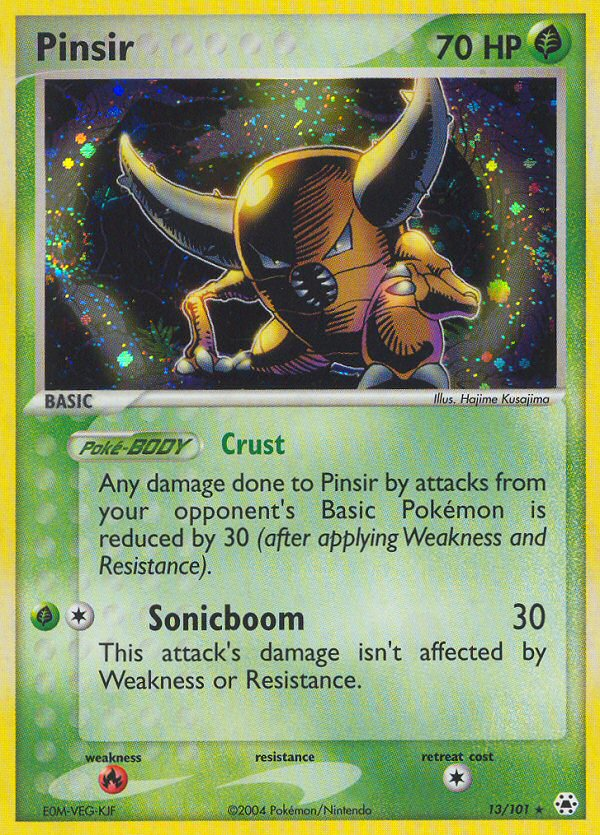 Pinsir (13/101) [EX: Hidden Legends] | Dumpster Cat Games