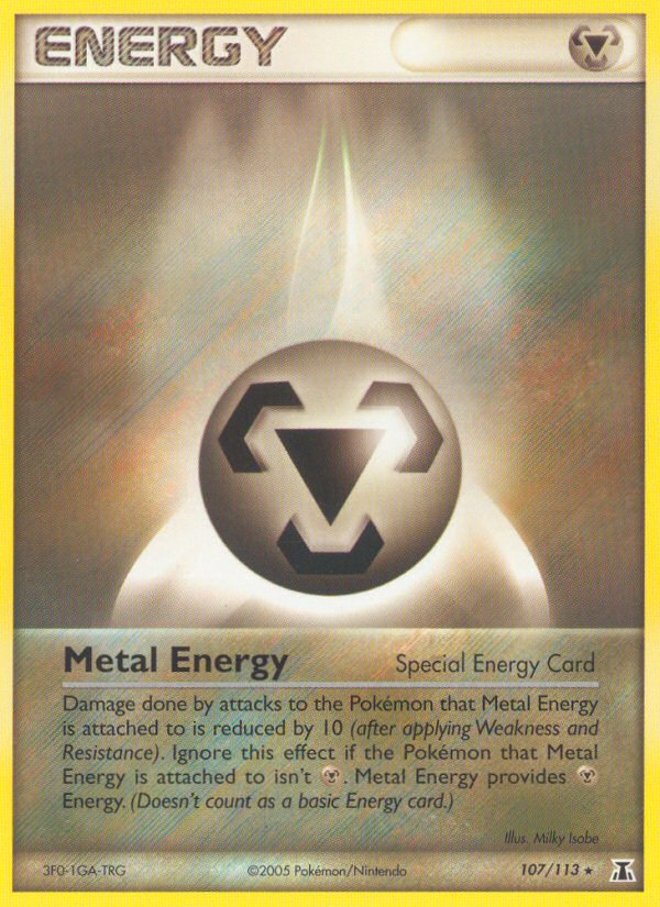 Metal Energy (107/113) [EX: Delta Species] | Dumpster Cat Games