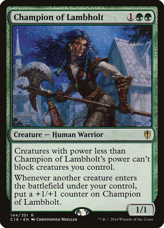 Champion of Lambholt [Commander 2016] | Dumpster Cat Games