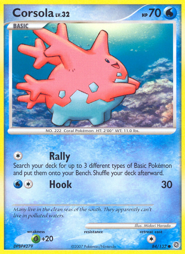 Corsola (84/132) [Diamond & Pearl: Secret Wonders] | Dumpster Cat Games