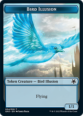 Bird Illusion // Elf Warrior Double-Sided Token [Game Night: Free-for-All Tokens] | Dumpster Cat Games