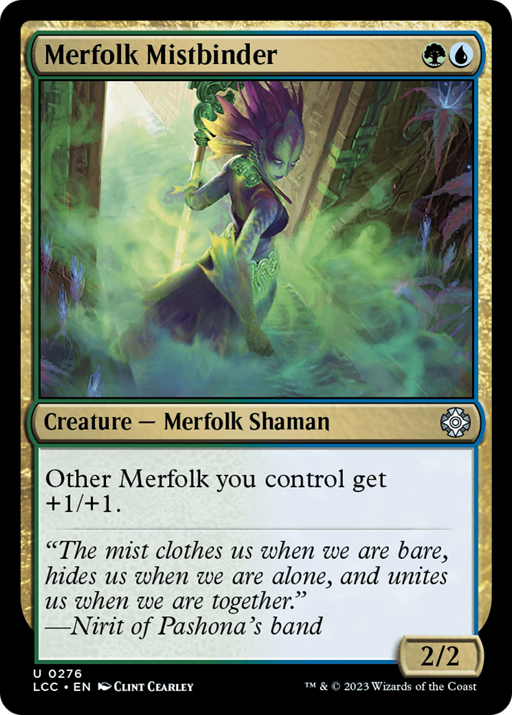 Merfolk Mistbinder [The Lost Caverns of Ixalan Commander] | Dumpster Cat Games