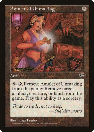 Amulet of Unmaking [Mirage] | Dumpster Cat Games