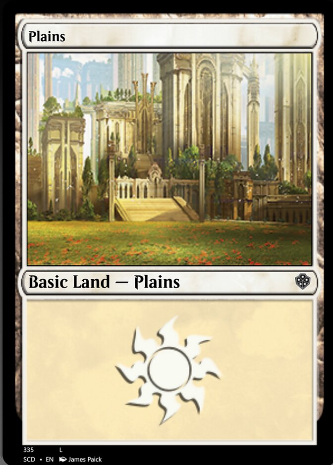 Plains (335) [Starter Commander Decks] | Dumpster Cat Games