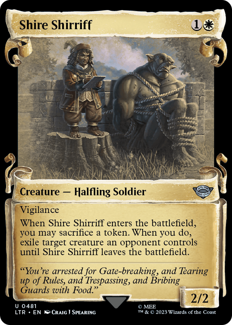 Shire Shirriff [The Lord of the Rings: Tales of Middle-Earth Showcase Scrolls] | Dumpster Cat Games