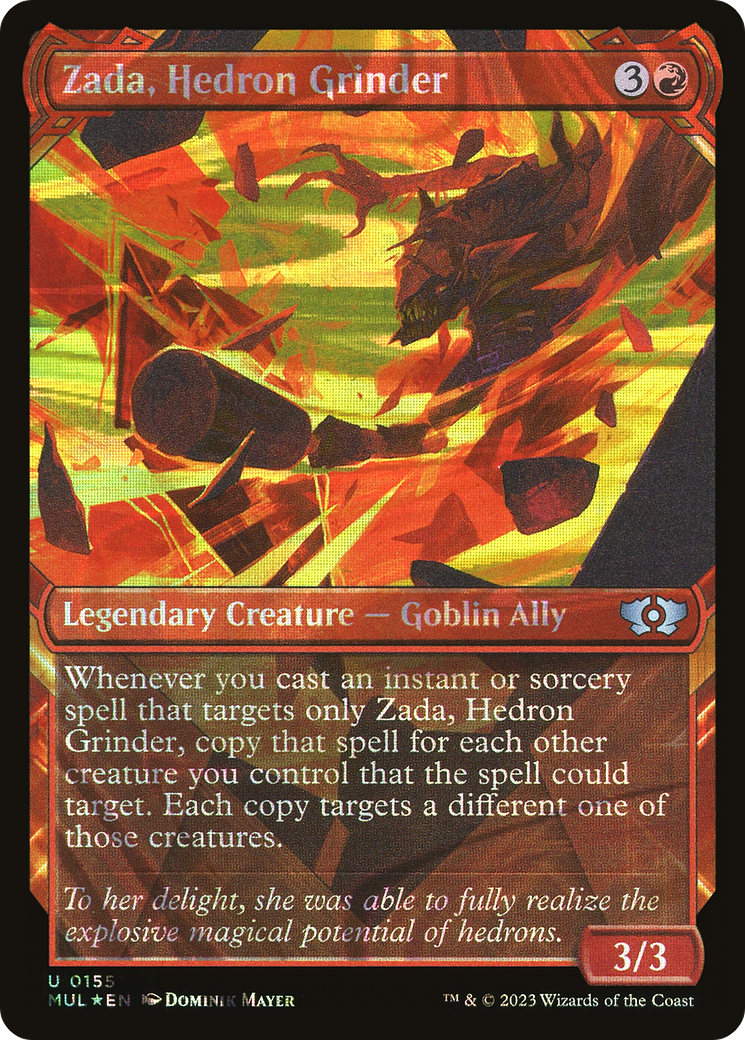 Zada, Hedron Grinder (Halo Foil) [Multiverse Legends] | Dumpster Cat Games