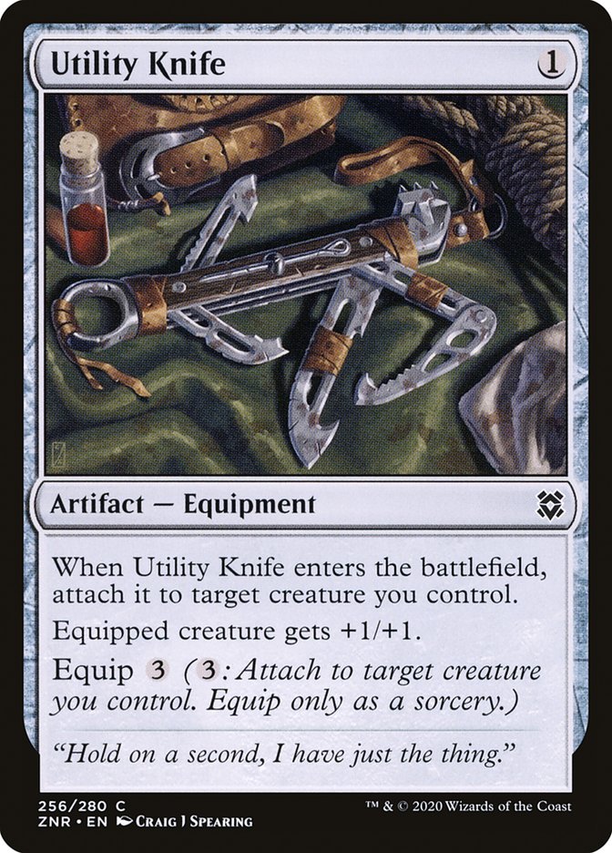 Utility Knife [Zendikar Rising] | Dumpster Cat Games