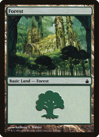 Forest (305) [Ravnica: City of Guilds] | Dumpster Cat Games