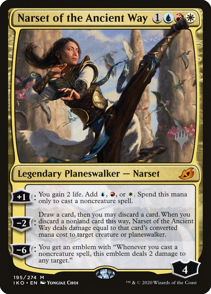 Narset of the Ancient Way (Promo Pack) [Ikoria: Lair of Behemoths Promos] | Dumpster Cat Games