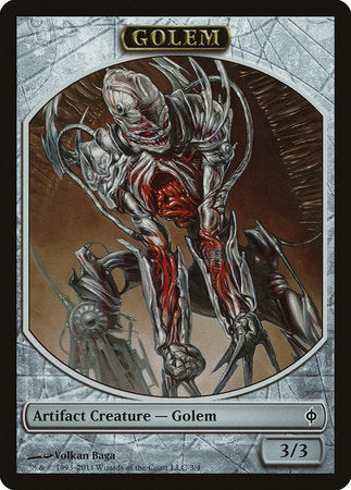 Golem Token [New Phyrexia Tokens] | Dumpster Cat Games