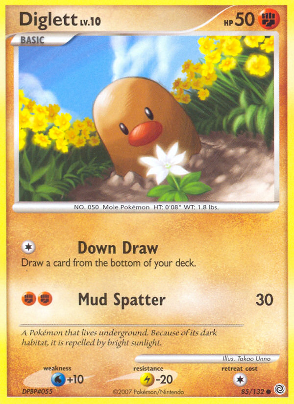 Diglett (85/132) [Diamond & Pearl: Secret Wonders] | Dumpster Cat Games