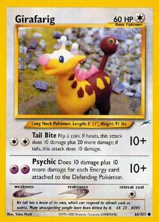 Girafarig (66/105) [Neo Destiny Unlimited] | Dumpster Cat Games