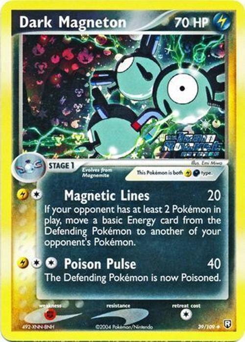 Dark Magneton (39/109) (Stamped) [EX: Team Rocket Returns] | Dumpster Cat Games