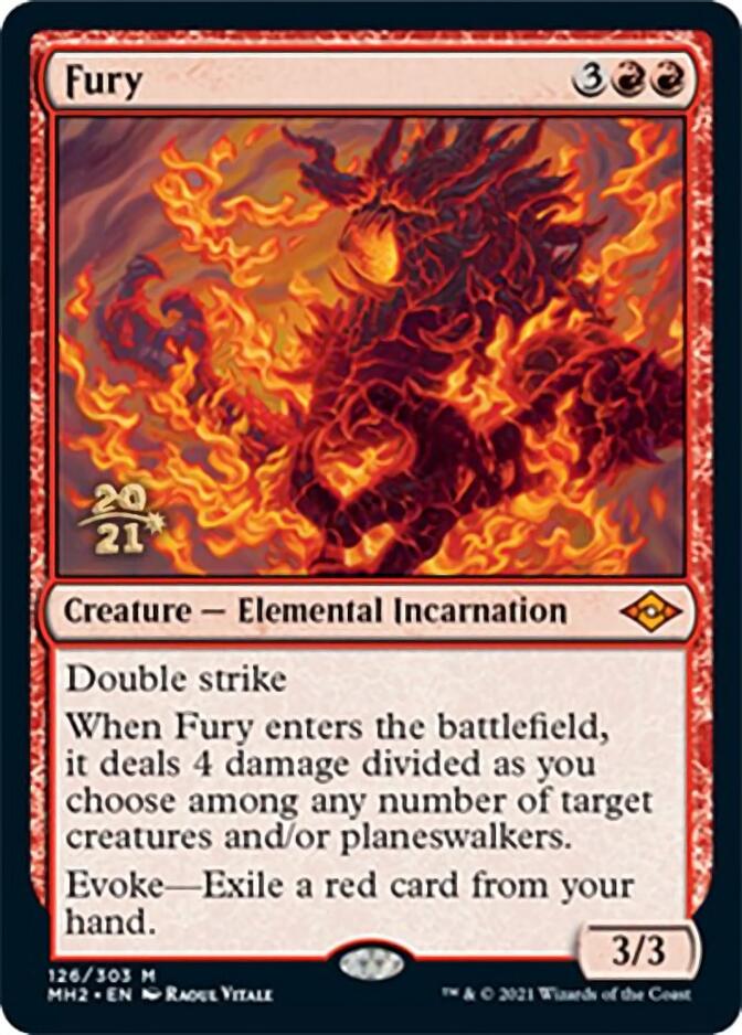 Fury [Modern Horizons 2 Prerelease Promos] | Dumpster Cat Games