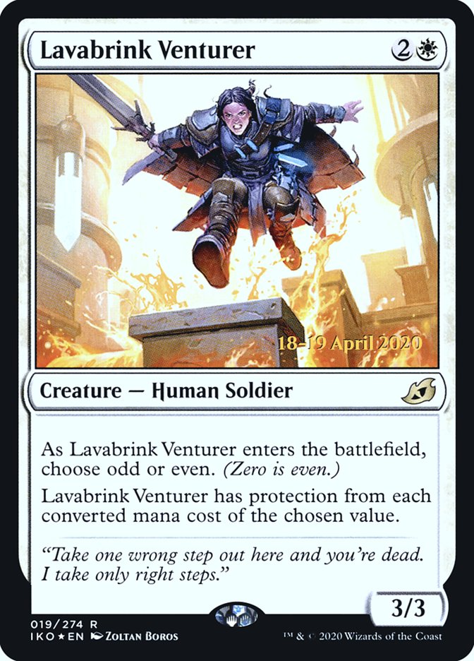 Lavabrink Venturer  [Ikoria: Lair of Behemoths Prerelease Promos] | Dumpster Cat Games