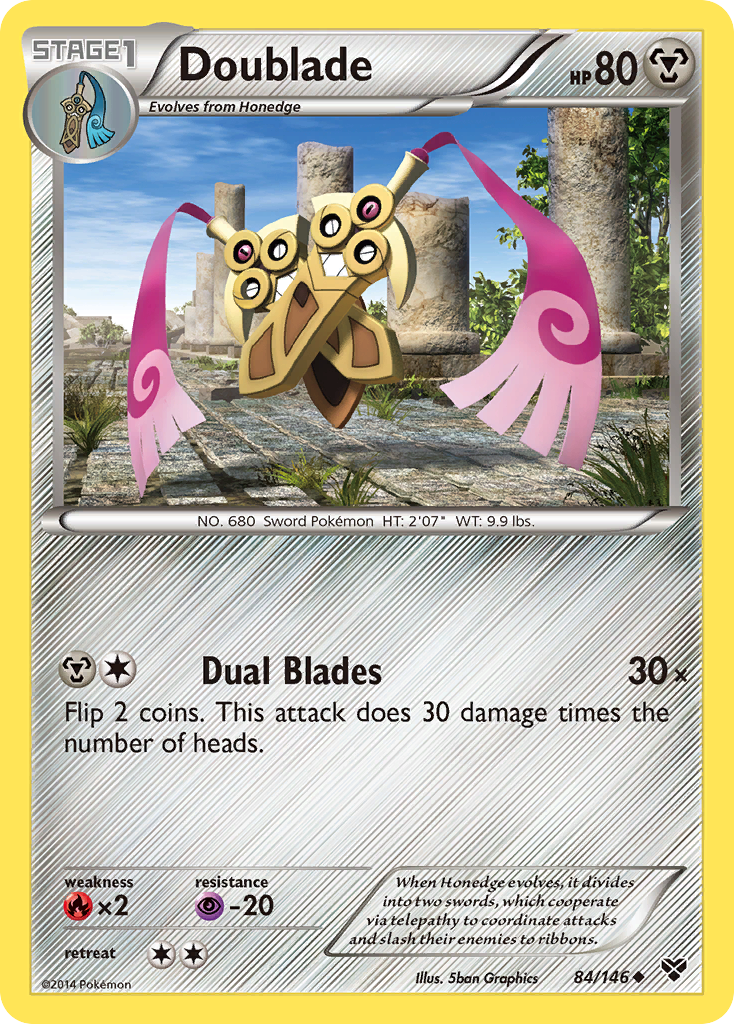 Doublade (84/146) [XY: Base Set] | Dumpster Cat Games