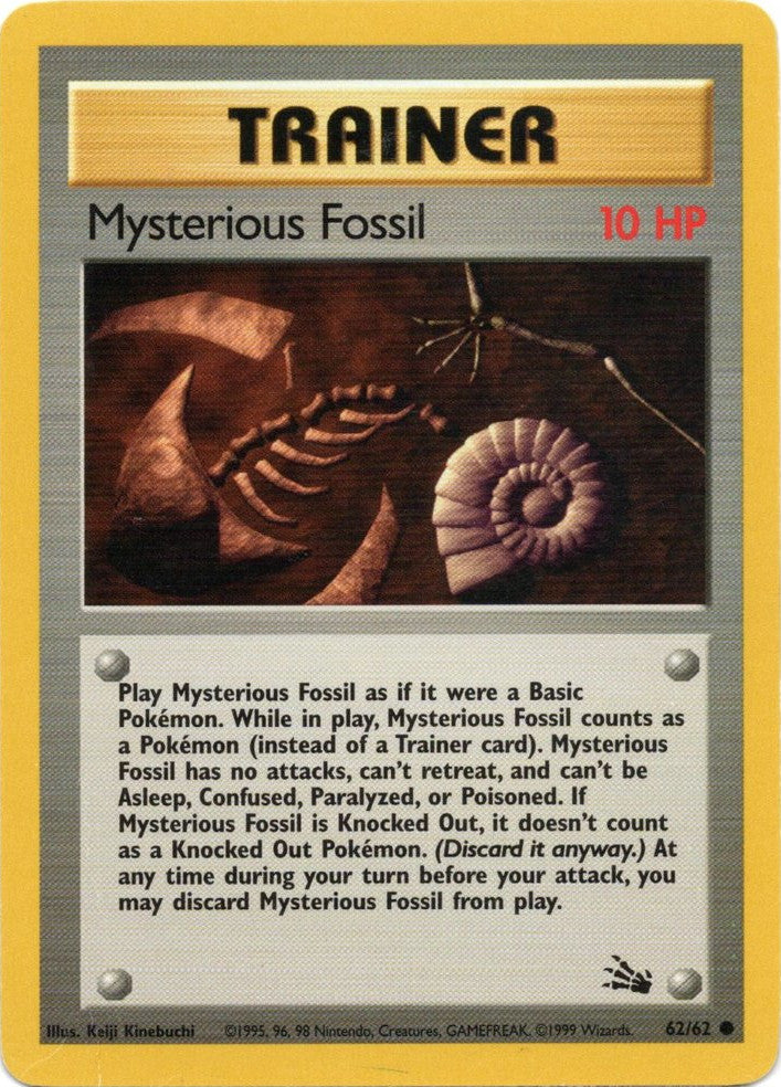 Mysterious Fossil (62/62) [Fossil Unlimited] | Dumpster Cat Games