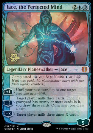 Jace, the Perfected Mind [Phyrexia: All Will Be One Prerelease Promos] | Dumpster Cat Games